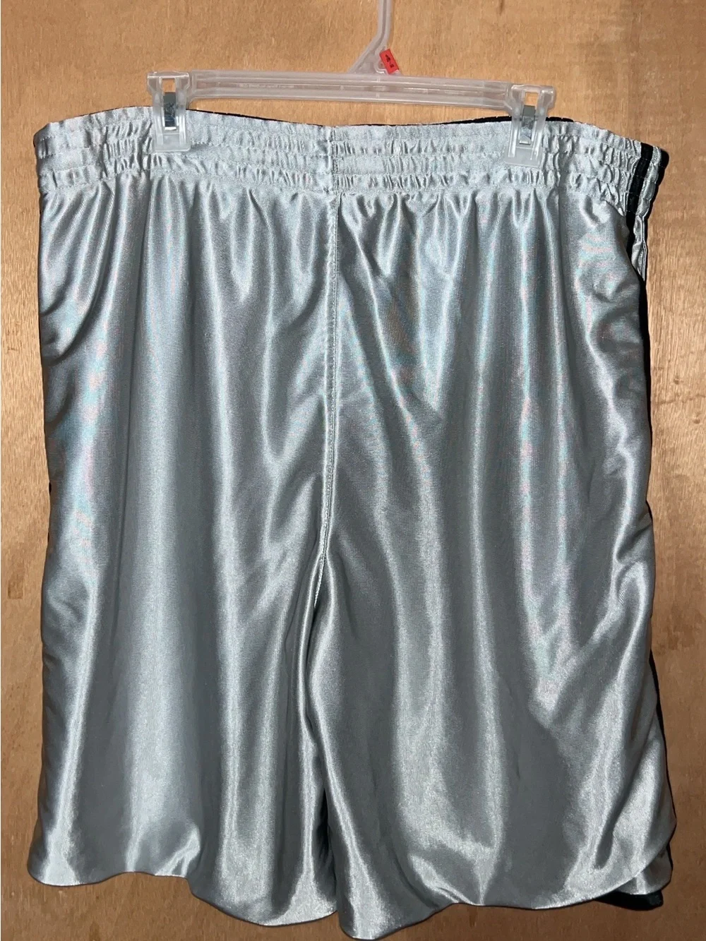 Adidas Men’s Black & Silver Athletic Reversible Shorts